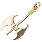 K18YG イエローゴールド オノ 斧 アックス モチーフ ペンダントトップ レディース 【中古】